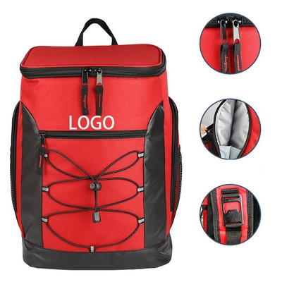 Cylinder Shape Insulated Picnic Bag Backpack