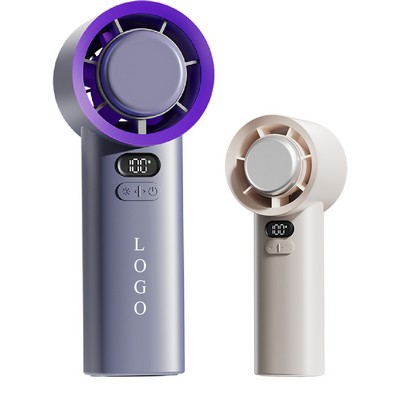 Cooling Handheld Fan With Digital Display