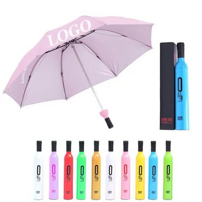 Bottle-Shaped Umbrella