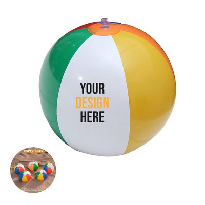 Inflatable Rainbow Beach Ball Pool Toy
