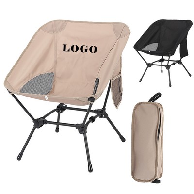 Four - Cornered Camping Folding Moon Chair