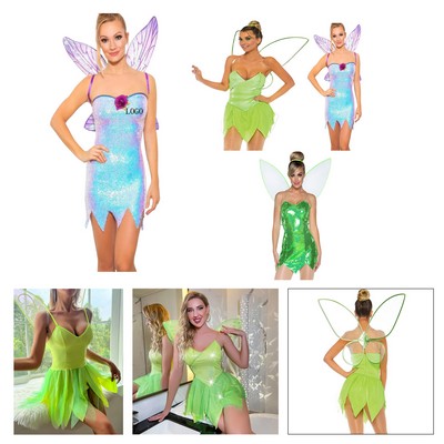 Christmas Fairy Wing Costume Suit (S-XL)