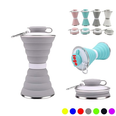 Outdoor Climbing Portable Retractable Water Bottle