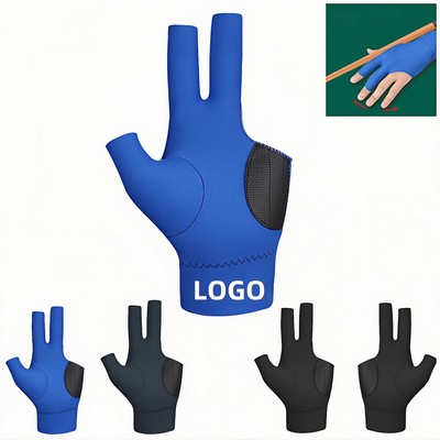 Three Finger Billiard Gloves