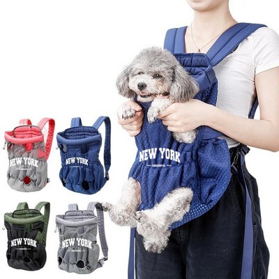 Breathable mesh pet backpack