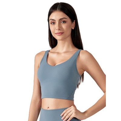 U-shaped Back Support Bra with Padded Cups