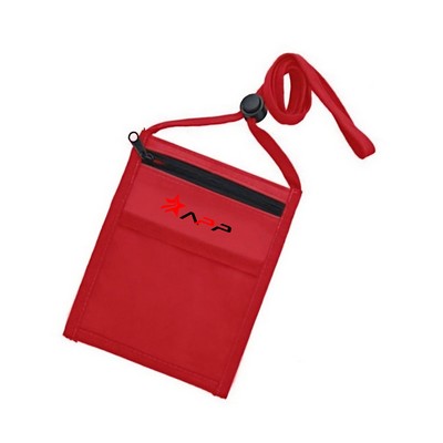 Oxford Cloth Neck Wallet