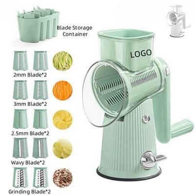5" 1 Rotary Cheese Grater Vegetable Slicer