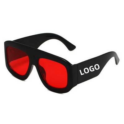 Oversized Square Frame Unisex Sunglasses