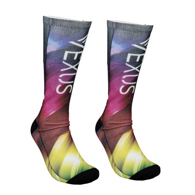Dye Sublimated Crew Socks