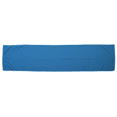 Blue Microfiber Mesh Cooling Towel (12" x 40")
