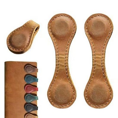 Leather Magnetic Bookmark