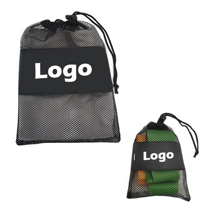 Mesh Sport Polyester Drawstring Pouch