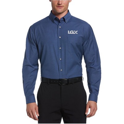 Perry Ellis Heathered Woven Shirt