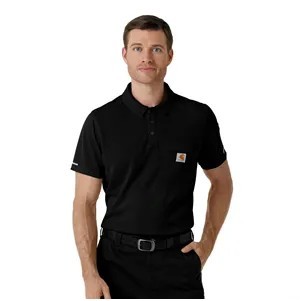 Carhartt Rugged Flex RSCU Men's Lightweight Short Sleeve Polo Scrub Top