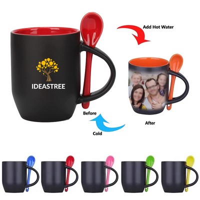 12oz Mystic Color Changing Mug with Spoon