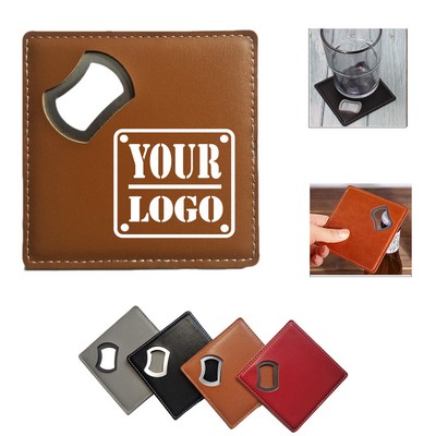 PU Coaster with Bottle Opener
