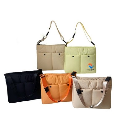 Puffy CrossBody Shoulder Tote Bag