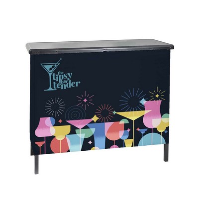 Portable Bar with Full-Bleed Wrap