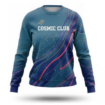 Women's Lightweight Sublimated Crew Sweatshirt