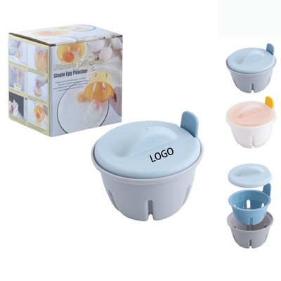 Single Egg Poacher Microwave Eggs Boiler Egg Cooker