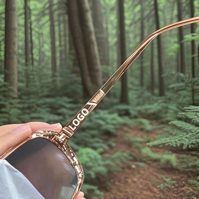 Rhinestone - Embellished Polarized Sunglasses for Women