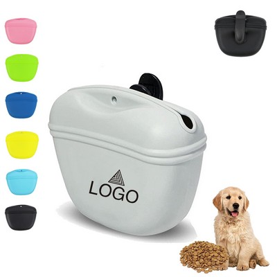 Silicone Pet Treat Pouch Food Bag