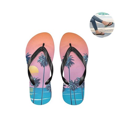 Custom Full Color Imprint EVA Flip Flop Or Slipper Or Sandal