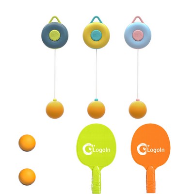 Hanging Table Tennis Trainer Set for Kids with Racket Balls