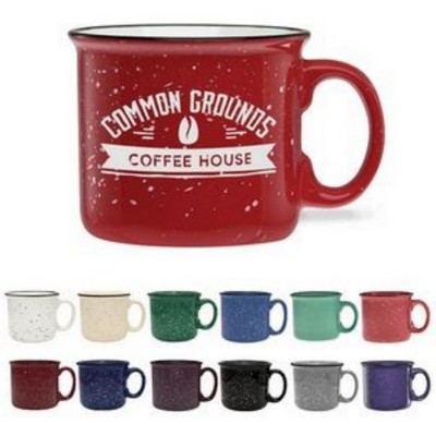 14 Oz Ceramic Campfire Coffee Mugs