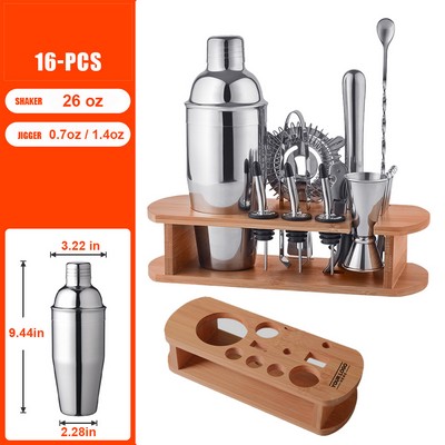 16-Piece Cocktail Shaker Set