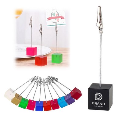 Resin Memo Holder Stand