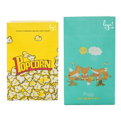 Custom Popcorn Paper Bags