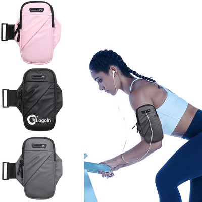 Sports Armband Gym Arm Bag with Earphone Hole