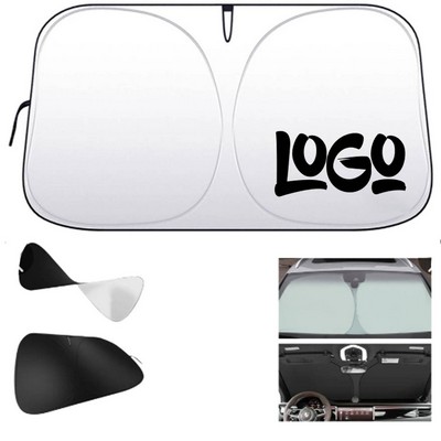 Silver Coated Car Front Sun Shade