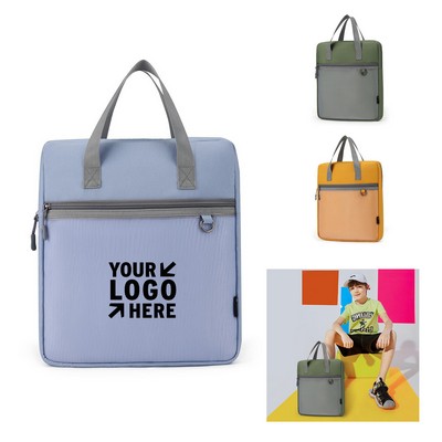 Oxford Cloth School Handbag