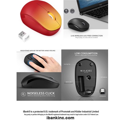 iBank ® Wireless Mouse for Laptop, PC, Tablet, Computer and Mac