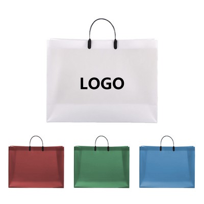Horizontal Plastic Handle Bag