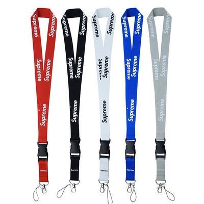 1" Lanyard With Breakaway&Lobster Hook