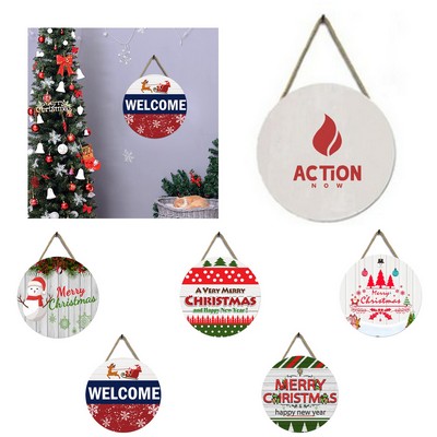 Door Hanging Wood Sign