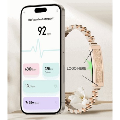 Smart Health Monitoring Bracelet Adjustable Chain