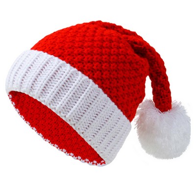 Knitting Christmas Family Cap Santa Hat