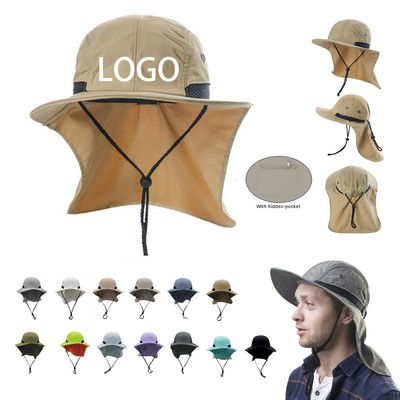 Safari Sun Hat with Neck Flap