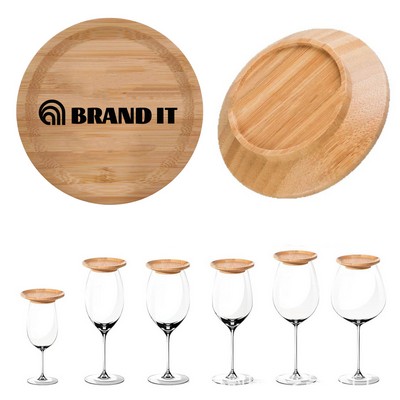Wooden Wine Glass Charcuterie Board Topper