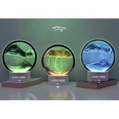 Creative LED Sand Hourglass Art Decor