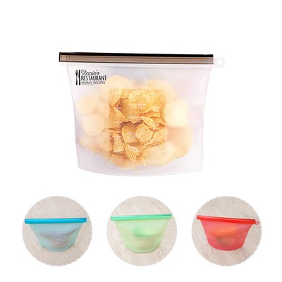 34oz PEVA Silicone Food Storage Bag