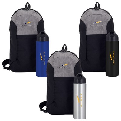 Pac-It Ready Sling Bag & Water Bottle Gift Set