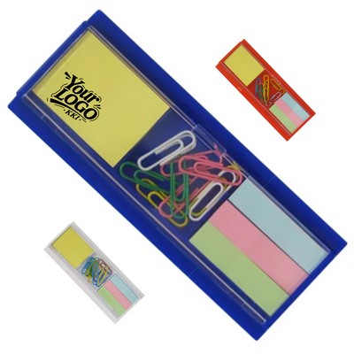 Office Essentials Sticky Notes and Accessories Set