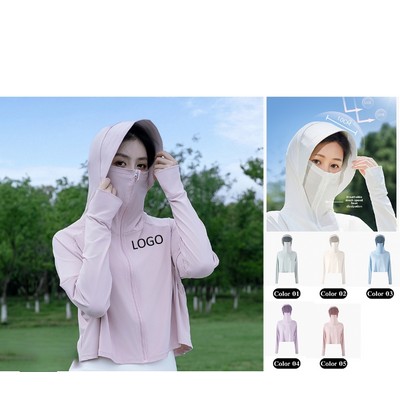 Ice Silk UV Protection Jacket Lightweight Hoodie