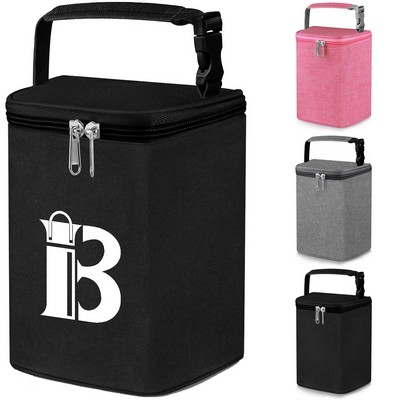5L Oxford Breastmilk Insulated Bottle Bag w/Handle